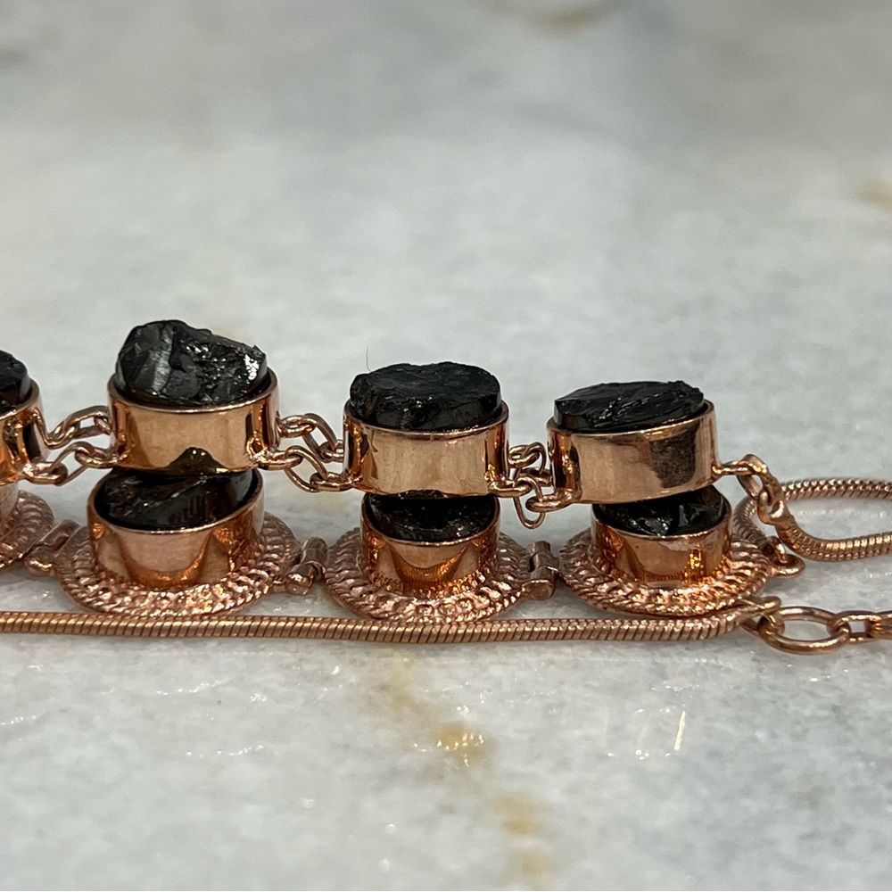 Elite Shungite Rough Cut Copper Necklace - Picture 14 of 14